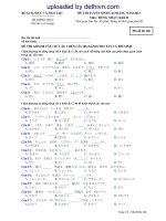 Đề thi cao đẳng môn Tiếng Nhật khối D năm 2013 | dethivn.com