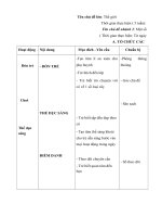 giao án tuần 21 Một số loại cây