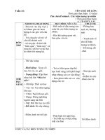 giáo án tuần 32 các hiện tượng tự nhiên