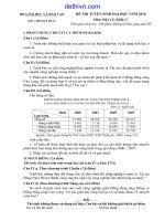 Đề thi đại học môn Địa lý khối C năm 2010 | dethivn.com