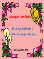 LQVT: Dạy trẻ đếm đến 2_MGB