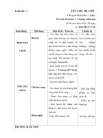 Giáo án tuần 2. Trường Mnxs của bé. NH: 2018 - 2019