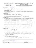 Đề thi đại học môn Toán khối B năm 2004 | dethivn.com