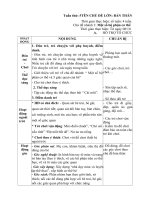 giáo án phụ tuần 5- một số bộ phận cơ thể và năm giác quan- 2018-2019