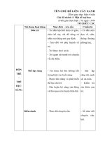 Giáo án tuần 23 :Một số loại hoa: năm học 2019 - 2020