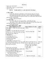 Giáo án âm nhạc tuần 16