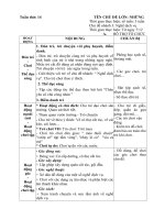 giáo án tuan 14: ( tuan phụ) nghề dịch vụ