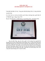 CHÙA BẮC MÃ DI TÍCH LỊCH SỬ CẤP QUỐC GIA - Tài nguyên - Trung tâm Thông tin - Thư viện điện tử