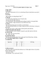 đại 7 tuần 10 tiết 17 18