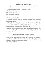 Tài liệu tự học môn Ngữ văn khối 7 tuần 37