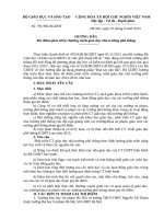 Hướng dẫn thí điểm phát triển chương trình giáo dục nhà trường phổ thông