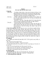 Ngày soạn: Tiết 38 Ngày giảng: Văn học ÔN TẬP TRUYỆN KÍ VIỆT NAM I. Mục tiêu