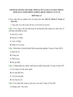 Tài liệu tự học môn địa lí khối 7 tuần 34