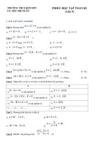 Nội dung ôn tập Toán 8 - Tuần 5 (2)