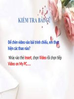 Chủ đề 3: Bài 5. Đặt thông số chung cho các trang trình chiếu | Tiểu học Dương Quang