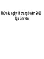 Tập làm văn 2 - Tuần 1: Tự giới thiệu. Câu và bài