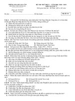 Phiếu ôn tập môn Lịch sử 9 (số 4)