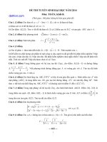 Gợi ý làm bài Đề thi đại học môn Toán khối B năm 2014 | dethivn.com