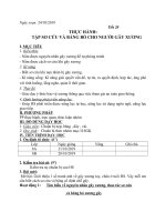 Bài soạn sinh học 8 tuần 11