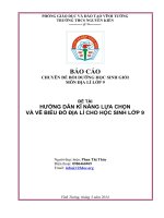 CHUYÊN ĐỀ BỒI DƯỠNG HSG 9 ĐỊA LÍ NGÀNH KINH TẾ