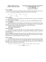 Đề KS HSG lớp 9 môn Hóa học