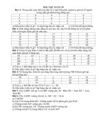 BT ôn môn Toán lớp 7 - Tuần 29