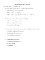 Tuần 28 - Khối 2 - Tiếng Việt - Bài ôn tuần 28.