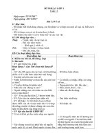 Giaó án mĩ thuật Tuần 13 lớp 1 2 3 4 5