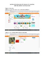 Hướng dẫn đăng bài giảng trực tuyến lên trang của trường trên hệ thống ViettelStudy