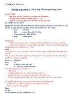 Tin học 8 - Bài Thực Hành 7 - Xử lí dãy số trong chương trình - Tuần 29