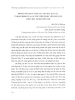 Một số vấn đề về công tác tổ chức quản lý và hoạt động của các thư viện thuộc Viện Hàn lâm Khoa học xã hội Việt Nam