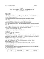 Bài soạn sinh học 7 tuần 9