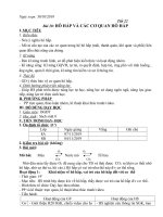 Bài soạn sinh học 8 tuần 12