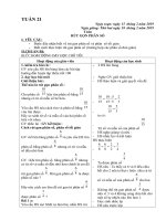 GIAO AN LOP 4 - TUAN 21