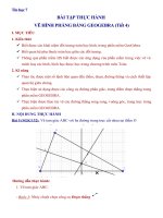 Tin học 7 - Bài tập Thực hành -Vẽ hình phẳng bằng Geogebra -Tuần 28 (Tiết 4)