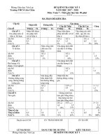 Đề KT HK1; 2017-2018 môn Toán 7