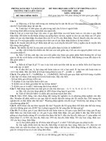 Đề KS HSG lớp 9 lần 2 môn Sinh học