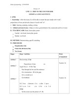 GIÁO ÁN 9 (TUẦN 11)