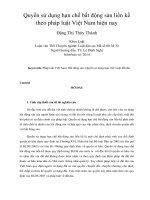 Quyền sử dụng hạn chế bất động sản liền kề theo pháp luật Việt Nam hiện nay