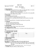 bài soạn sinh 6 tuần 19