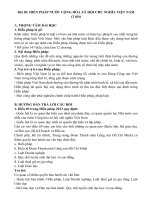 Bài 20: HIẾN PHÁP NƯỚC CỘNG HÒA XÃ HỘI CHỦ NGHĨA VIỆT NAM (2 tiết)