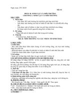 Bài soạn sinh học 9 tuần 22