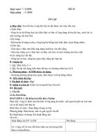 GIÁO ÁN SINH 9 TUẦN 29 - TIẾT 54-55