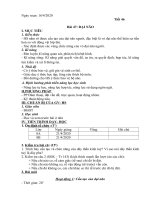 Bài soạn sinh học 8 tuần 24