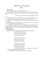 Phiếu ôn tập Văn 9D Tuần 8 Nghỉ dịch Covid 19