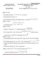 Bộ đề thi học sinh giỏi Toán 10 có đáp án chọn lọc