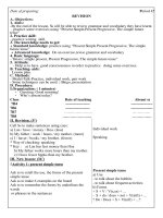 Anh 7 hệ 7 năm tiết 45: Review