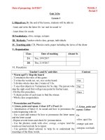 giáo án tiếng anh 2