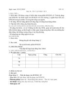 Bài soạn sinh học 7 tuần 17