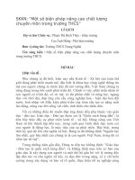 sáng kiến một số biện pháp nâng cao chất lượng chuyên môn trong trường THCS 